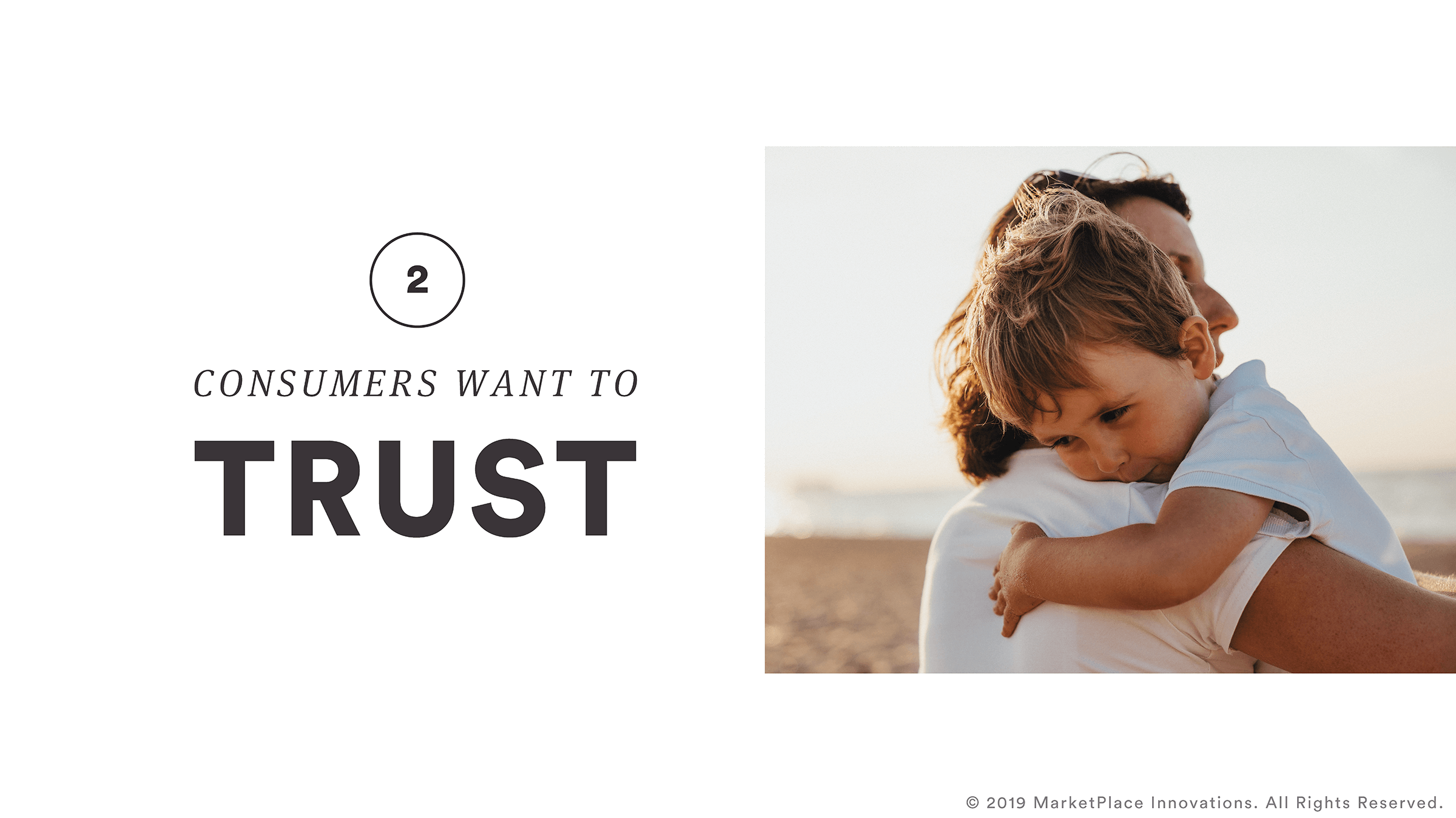 graphic saying consumers want to trust