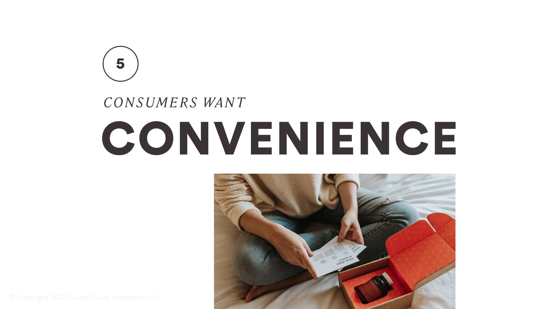 consumers want convenience - health and wellness trends