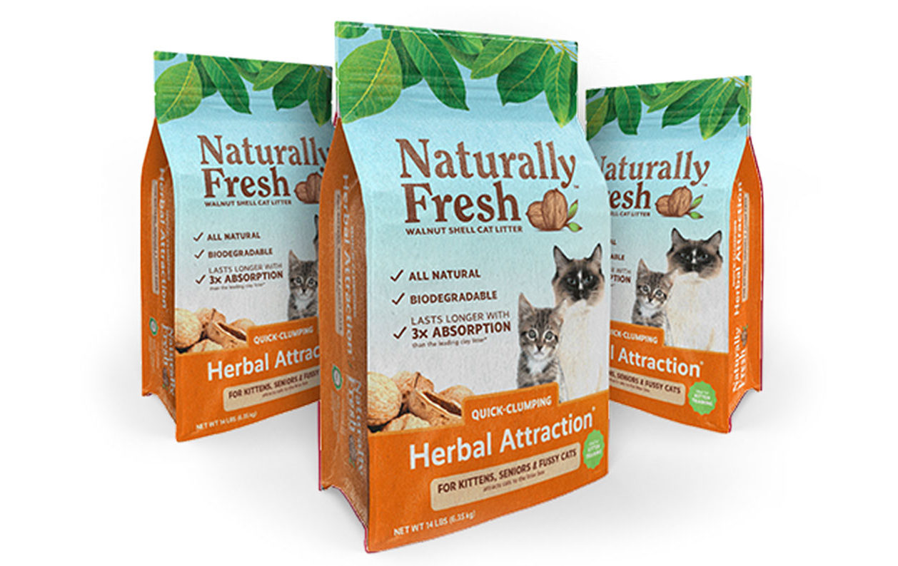 herbal cat litter packaging - innovative and disruptive brand of 2020