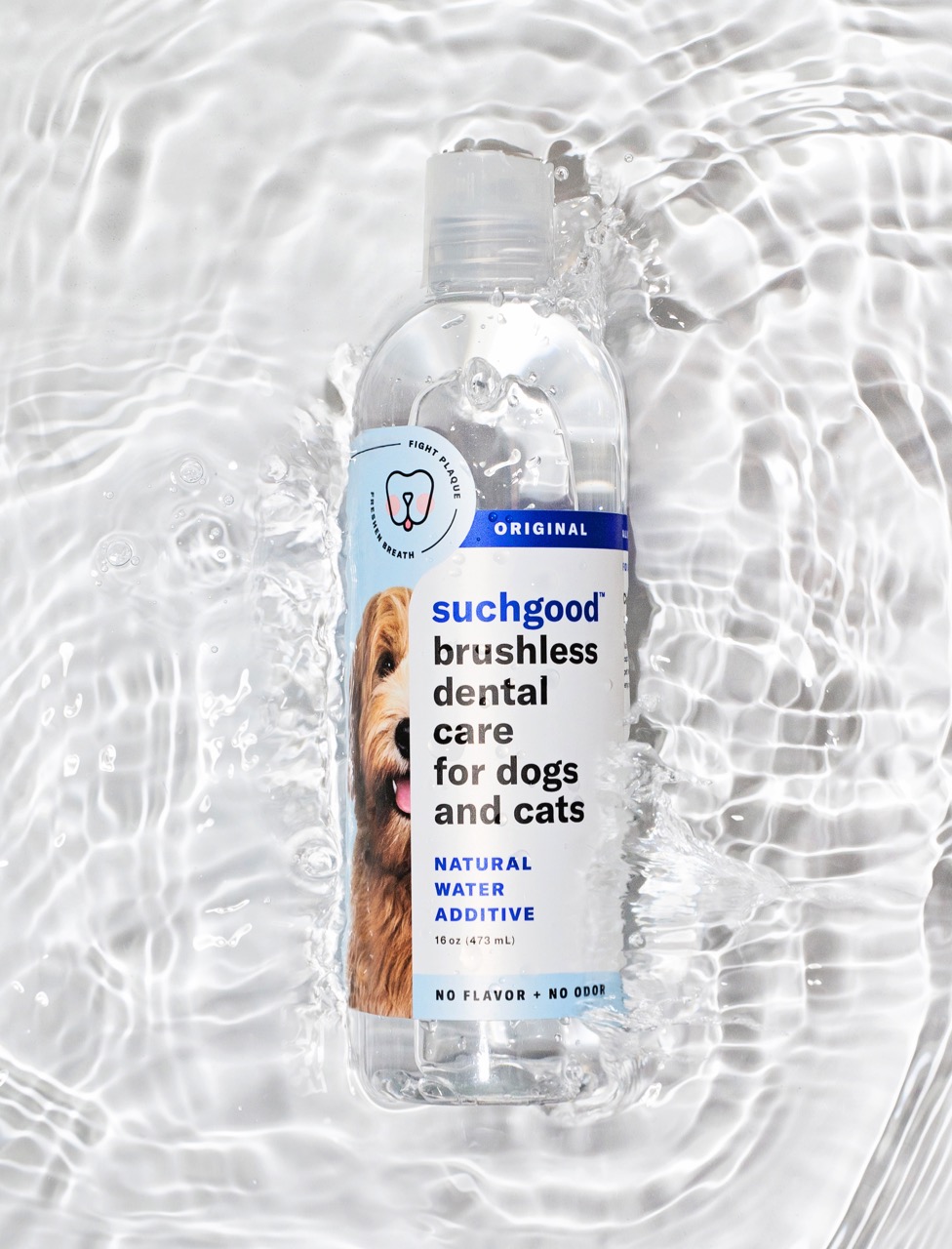 Suchgood Original Water Additive Packaging - pet dental care product