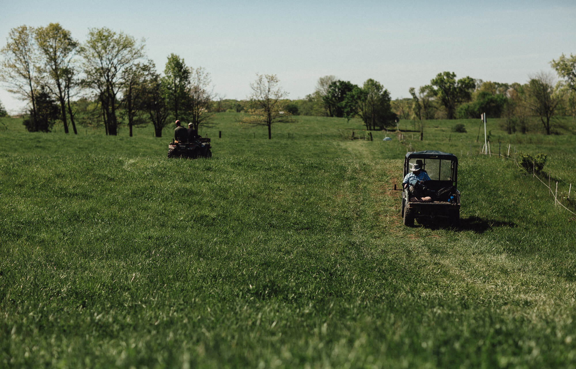 greg judy driving around regenerative agriculture ranch