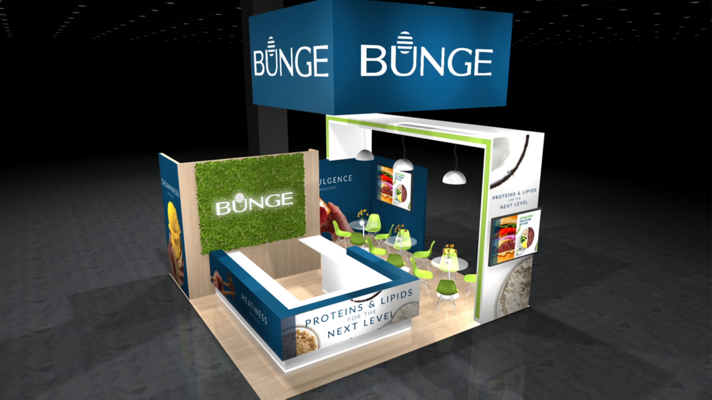 Bunge ExpoWest Trade Show Booth Rendering